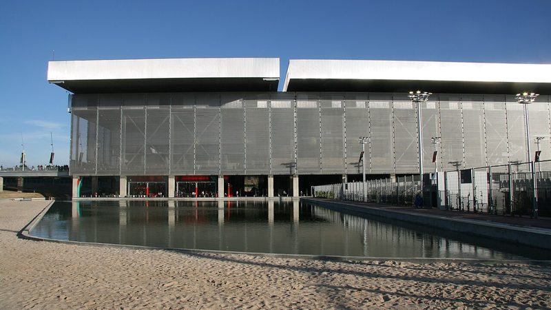 Exterior of Caja Mágica in Madrid.