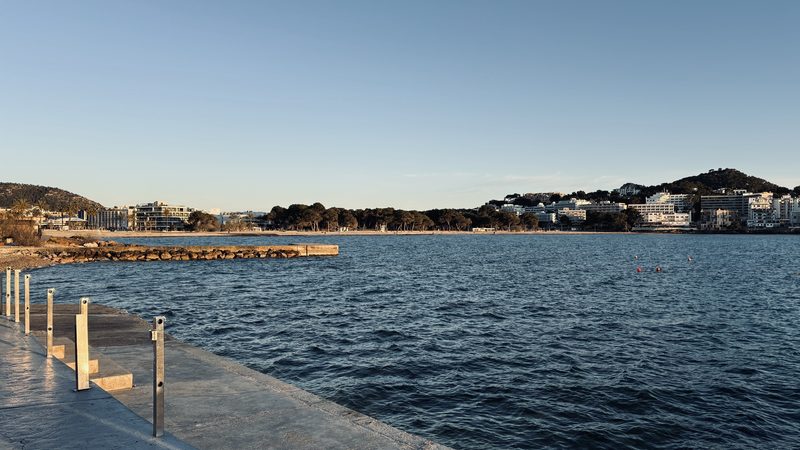 Santa Ponsa bay and waterfront in Mallorca, photographed in March 2026.